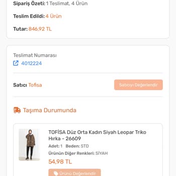 Tofisa Ürün Teslimatında Süreç Belirsizliği Ve Mağduriyet