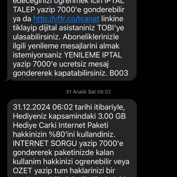 İzinsiz Ek Paket Ve Fatura Şoku
