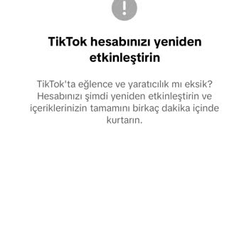 Hesabımın Sürekli Devre Dışı Kalması Sorunu