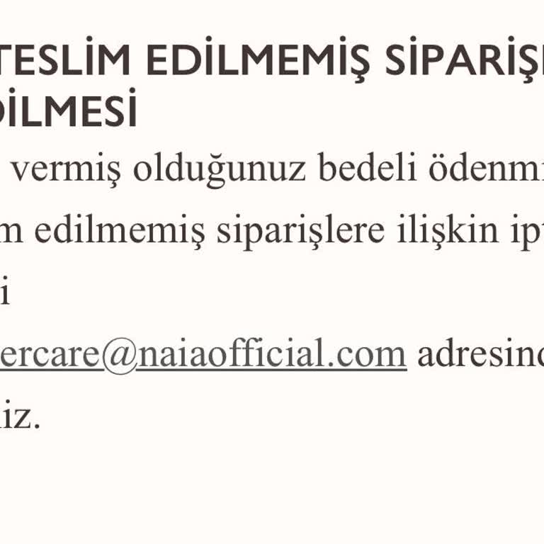 Naia İstanbul'da İletişim Sorunları Ve Yanıltıcı Bilgi