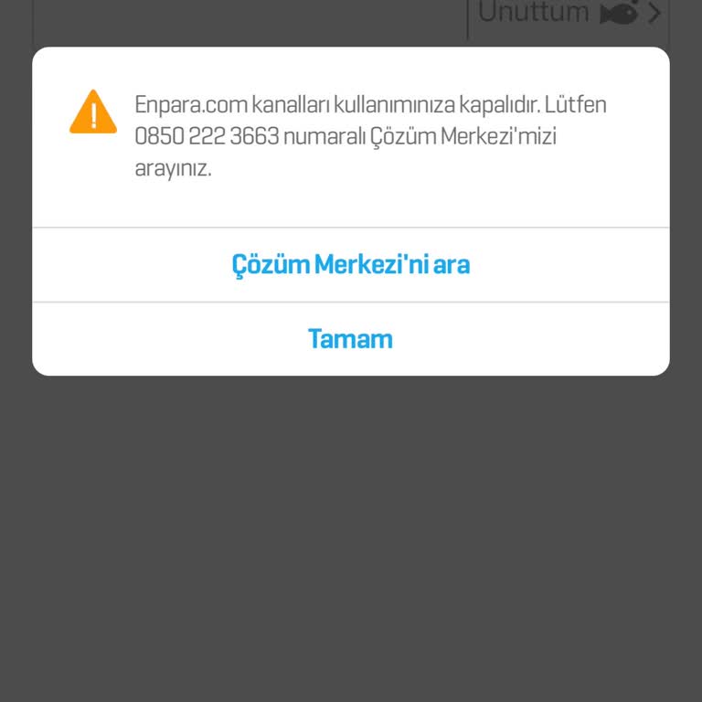 Enpara Hesabıma Aniden Konulan Bloke