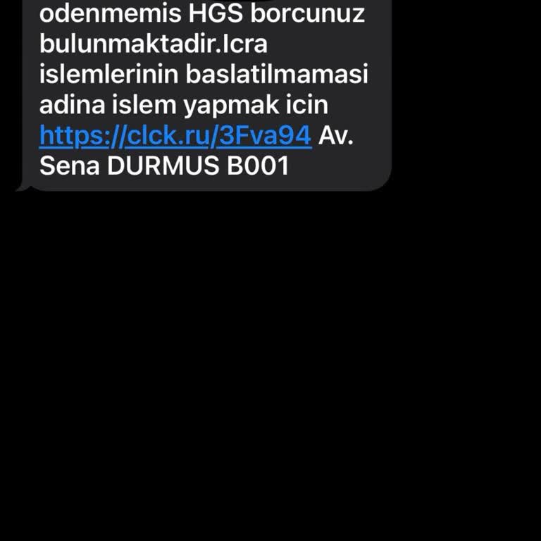 Yanlış HGS Borcu Mesajıyla Kişisel Bilgilerimin Güvenliği Tehlikede!