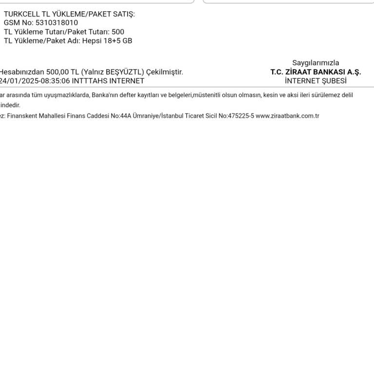 Yanlış Hata Yüklemesi Ve İade Talebi