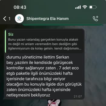 Shipentegra İle Çalışma Deneyimimde Yaşadığım Büyük Hayal Kırıklıkları
