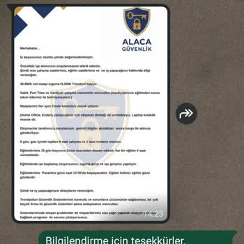Güvenlik Sistemi Başvurusunda Şüpheli Durumlar