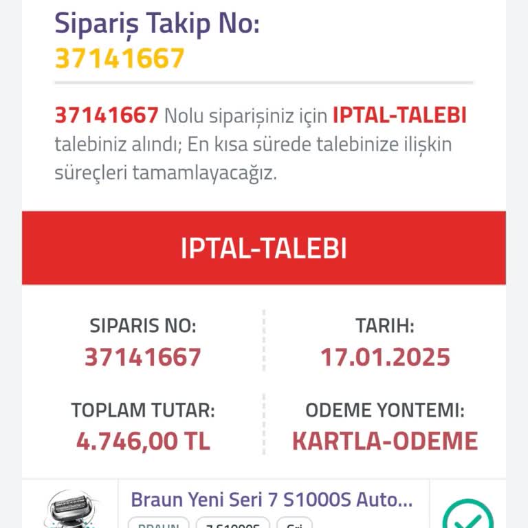 Exensmart.com | Exenmarket.com Sipariş İptali Sonrası Yaşanan Sorunlar