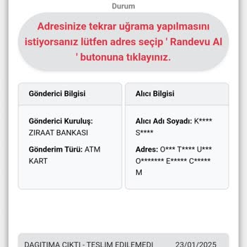 Kuryenet İşbirliği Nedeniyle Ziraat Bankası'ndan Kart Teslimatı Sorunu