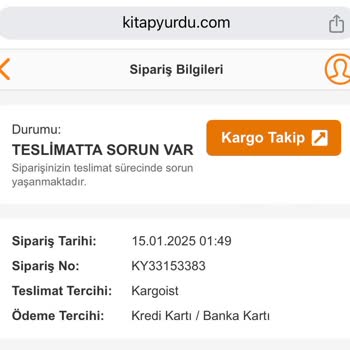Kargoist İle Teslimat Sorunu: 6 Günlük Bekleyiş