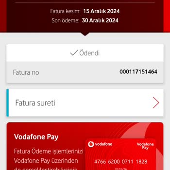 Vodafone Fatura Sorunları Ve Yanıltıcı Bilgilendirme