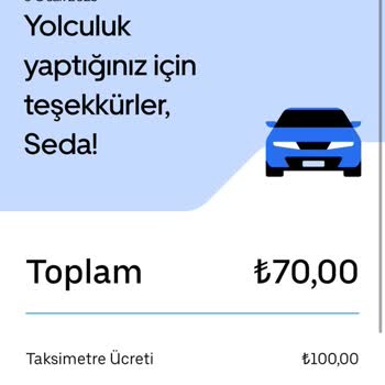 Uber'den Fazla Ücret Kesintisi Ve Yetersiz Müşteri Hizmetleri