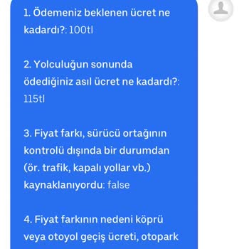 Uber'den Fazla Ücret Kesintisi Ve Yetersiz Müşteri Hizmetleri