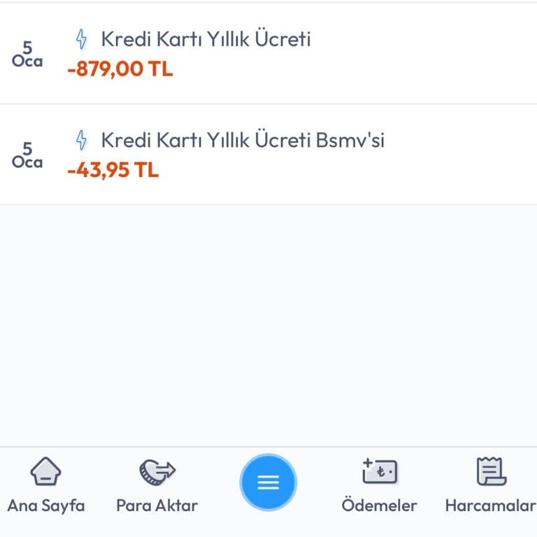 Haksız Kredi Kartı Üyelik Ücreti İadesi Talebi