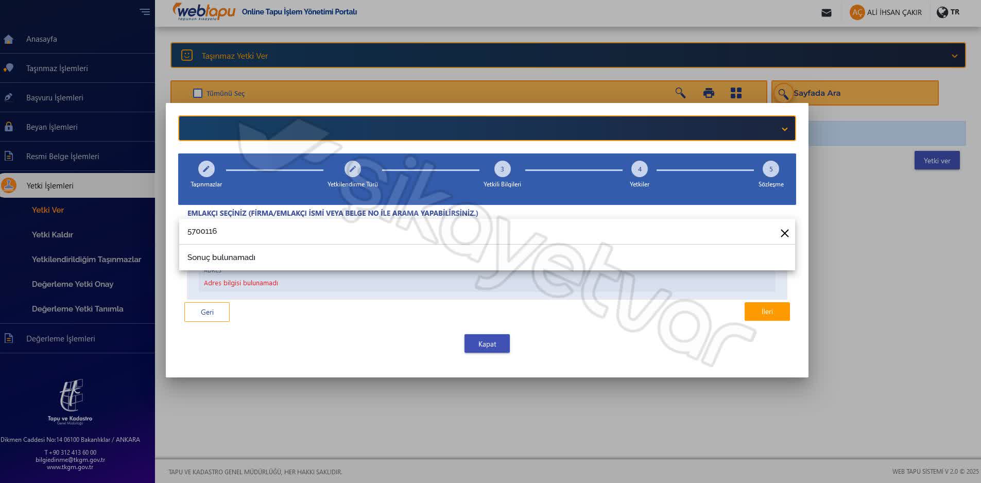 Webtapu Web Tapu Sisteminde Yetki Sorunu - Şikayetvar