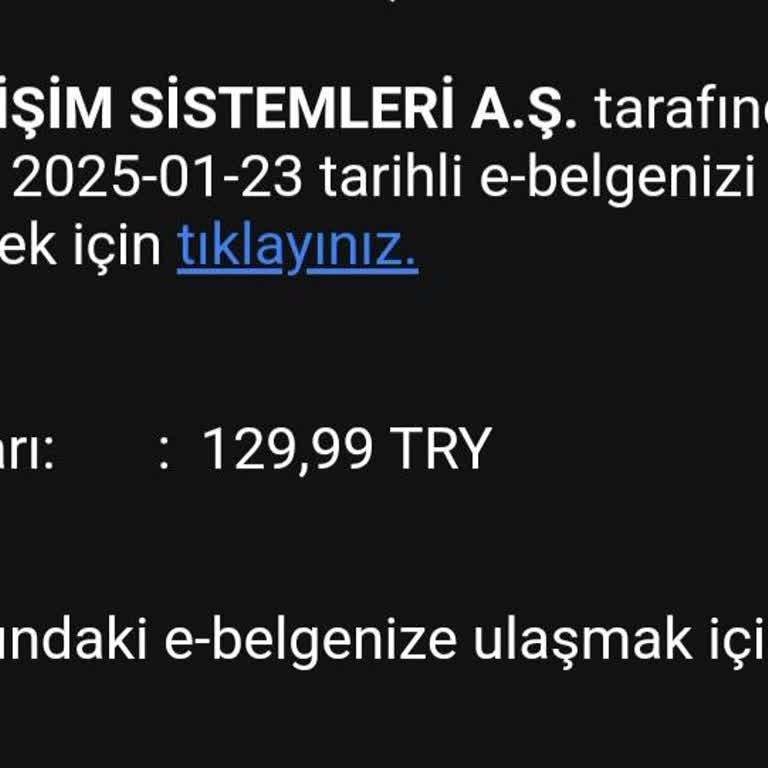 Beklenmedik E-Belge Ücreti Şoku