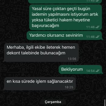 İade Sürecinde Yaşanan Sorunlar