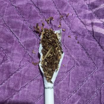 Parliament Night Blue, sabor y olor desagradables