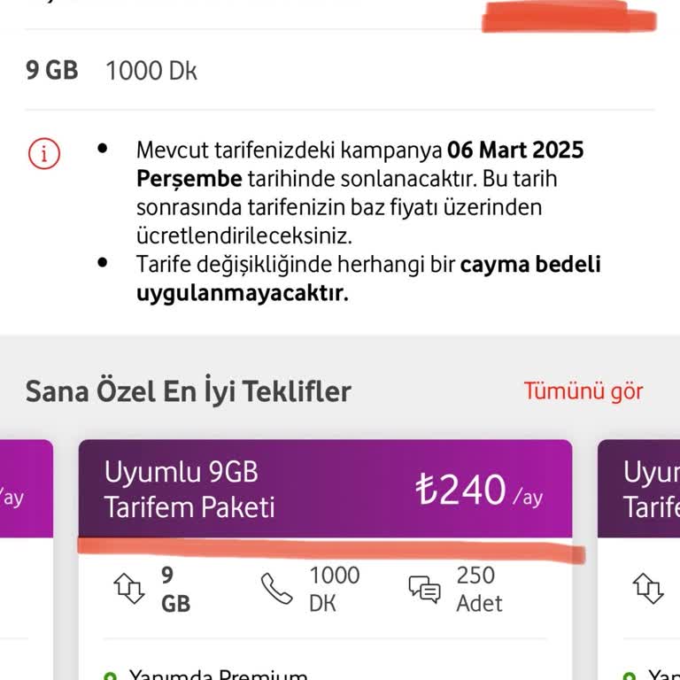 Vodafone 20 Yıllık Aboneye İki Katı Fiyat Şoku