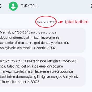 Turkcell Pasaj'da İptal Ve İade Sorunu