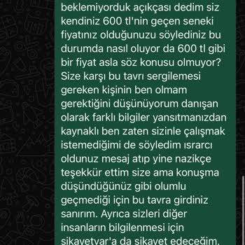 Yanıltıcı Fiyatlandırma Ve İnatçı İletişim Sorunu