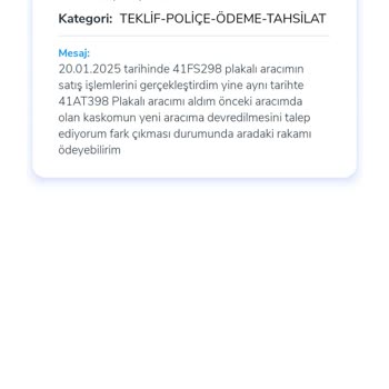 Anadolu Sigorta'da Kasko Aktarımı Sorunu