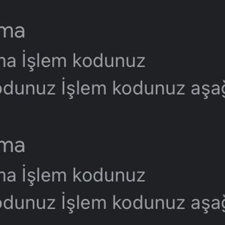 Yetkisiz İşlem Bildirimi Hakkında Bilgilendirme Talebi