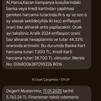 Kredi Kampanyasında Faiz İadesi Sorunu
