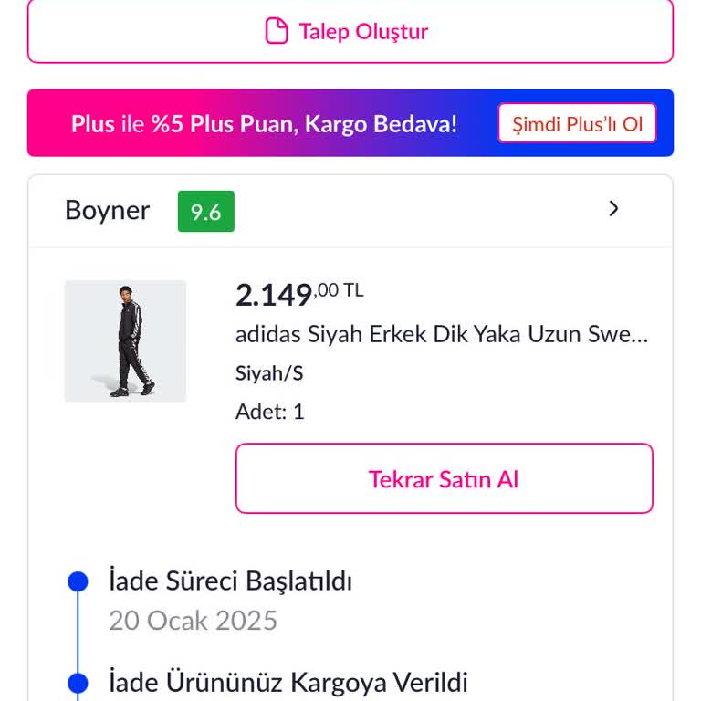 Yanlış Beden Gönderimi Ve İade Sürecinde Gecikme