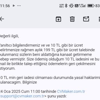 Yanıltıcı Abonelik Ücreti Ve Haksız Talep