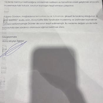 Termosların Isı Tutmama Sorunu