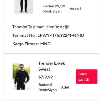 İptal Edilen Siparişler Ve Geri Ödenmeyen Ücretler
