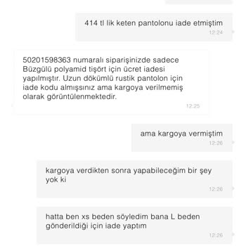 Yanlış Gönderim Ve İade Sorunu: Müşteri Memnuniyetsizliği