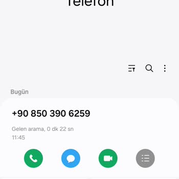 08503906259 Numarasından Gelen Şüpheli Anket Araması