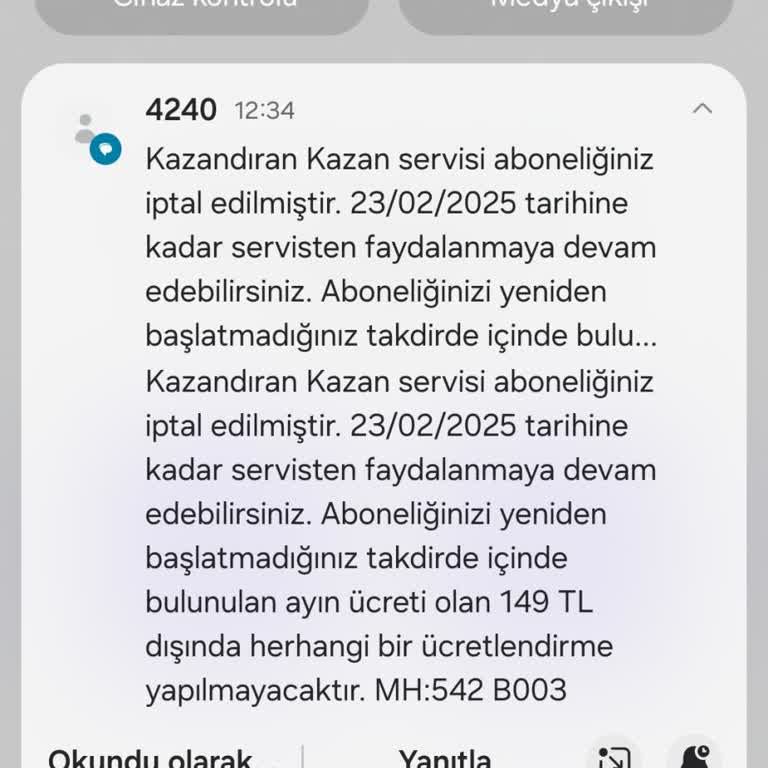 Vodafone Abonelik İptalinde Haksız Ücretlendirme