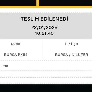 PTT Kargo İle Yaşanan Teslimat Sorunları Ve İletişim Eksiklikleri