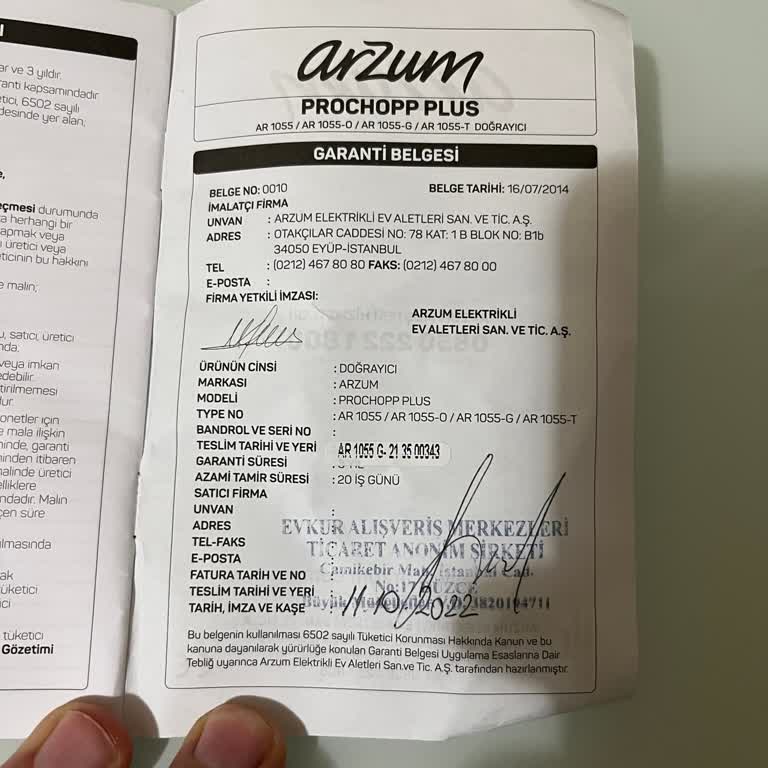 Garanti Kapsamı Dışında Bırakılan Hatalı Dişli Sorunu