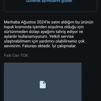 Salomon Ayakkabıda Aşınma Ve İletişim Sorunu