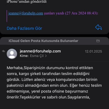 Stanley Termos Kapakları Teslim Edilmedi