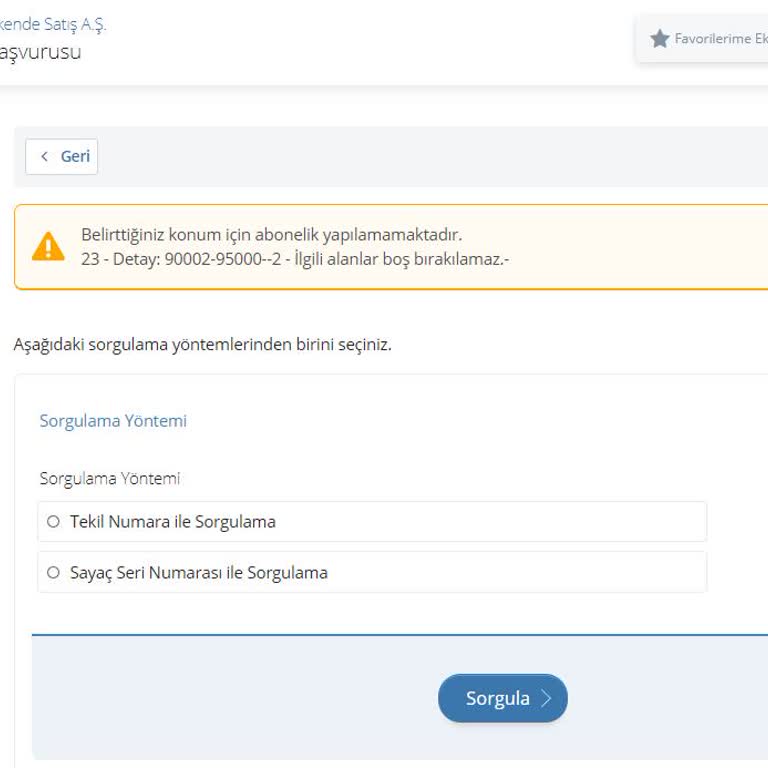 CK Boğaziçi Elektrik Abonelik Hatası Çözülmüyor