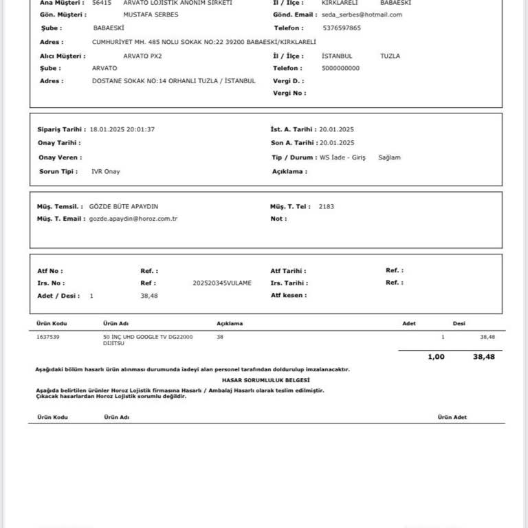 Yanlış Adres Krizi: İade Sürecinde Çıkmaz