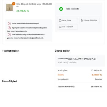 Koçtaş Yanlış Teslimat Ve Artan Fiyatla Mağduriyet