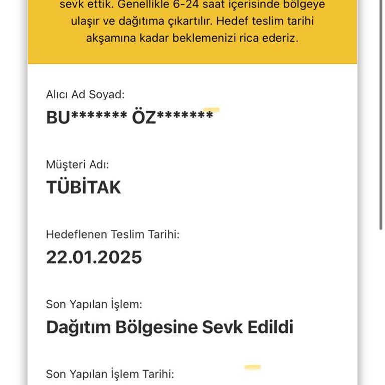 Kargo Teslimatında Gecikme Ve Yetersiz Müşteri Hizmeti