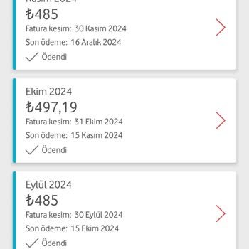 Vodafone'da Anında Bakiye Ve Fatura Şoku