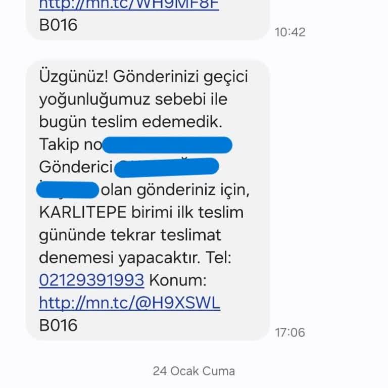 Kargom Teslim Edilmiyor, Üstüne Tehdit Ediliyorum