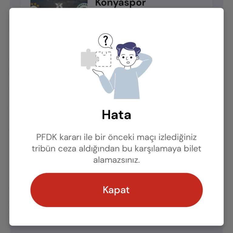 Tribün Cezası Nedeniyle Maça Gidememe Sorunu