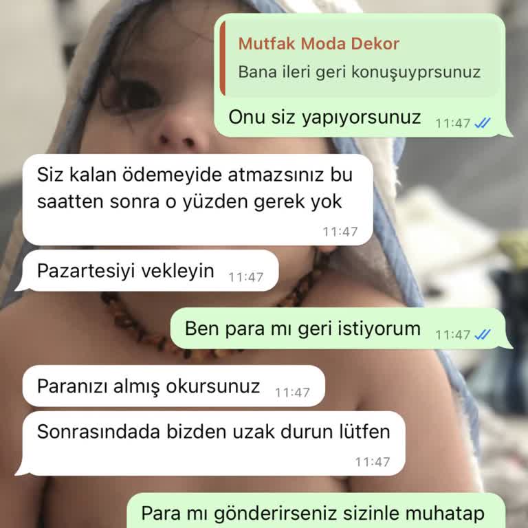 Mutfak Moda'dan Siparişim Gelmiyor: Mağduriyetim Giderilsin