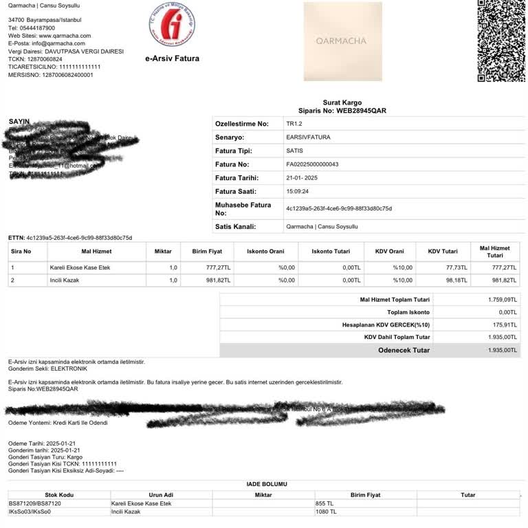 Eksik Ürün Ve Ulaşılamayan Müşteri Hizmetleri Sorunu