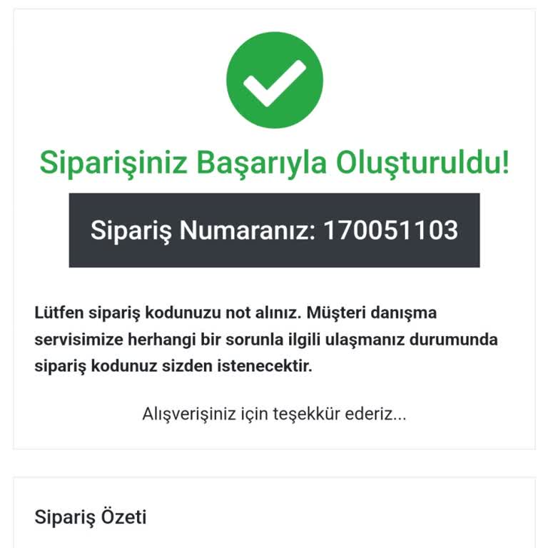 Sipariş Sorunu Ve İletişimsizlik
