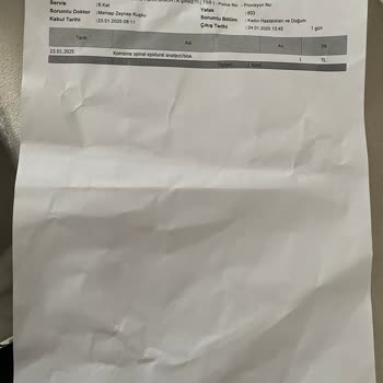 Haksız Ücret: Sigorta Kapsamında Olması Gereken Epidural Ücreti Talebi