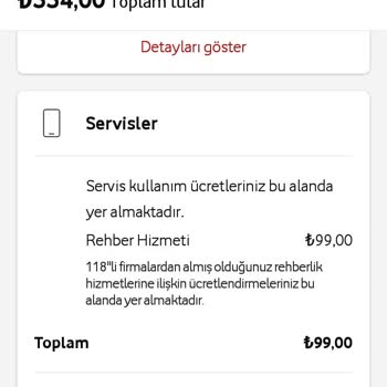 Vodafone Haksız Ücretlendirme Ve Etkisiz Müşteri Hizmeti
