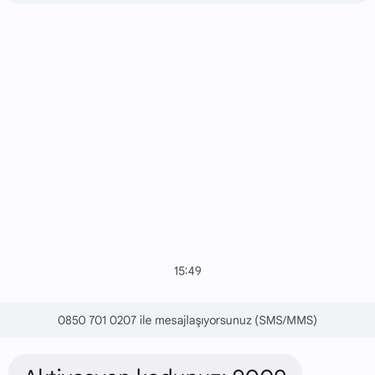 Bilinmeyen Aktivasyon Kodu Hakkında Endişe